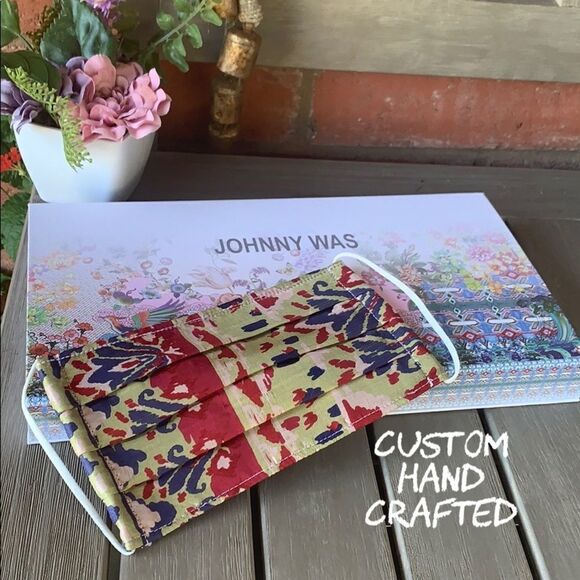 JOHNNY Was Custom 100% Silk  Face Mask Viscose - Picture 9 of 9